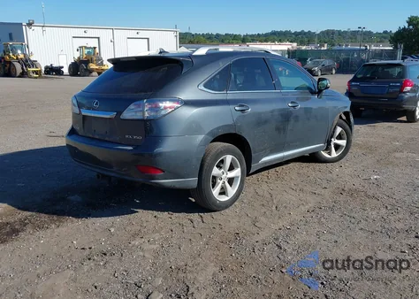 2010 Lexus Rx z USA, uszkodzony, nr VIN 2T2BK1BA9AC005487